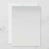 Einladung zur Hochzeit an der Küste (Rückseite)