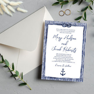Einladung zur Hochzeit an der Küste