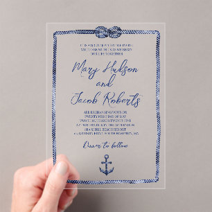 Einladung zur Hochzeit an der Küste