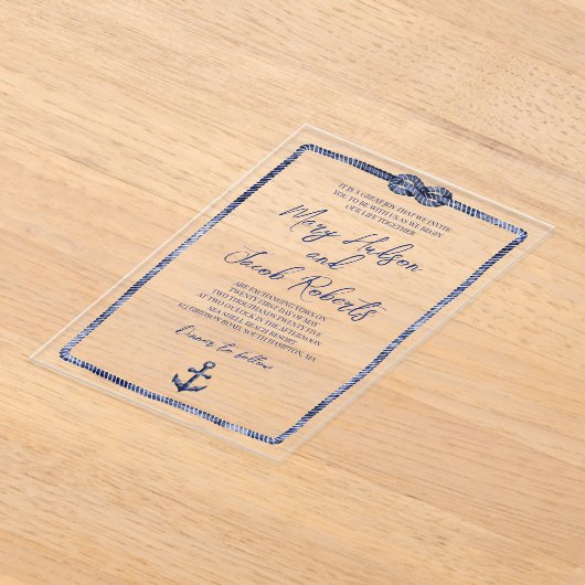 Einladung zur Hochzeit an der Küste (Ablage )