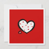 Einladung zur Hochzeit auf dem Roten Platz (Rückseite)