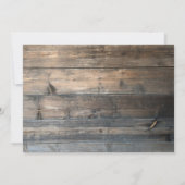 Einladung zur Hochzeit auf der Landstraße (Rückseite)