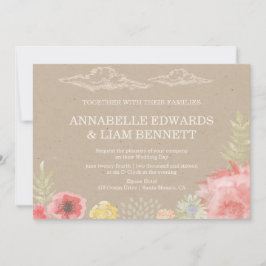 Einladung zur Hochzeit auf der Wiese