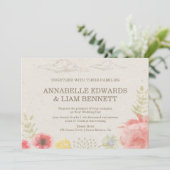 Einladung zur Hochzeit auf der Wiese (Stehend Vorderseite)