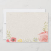 Einladung zur Hochzeit auf der Wiese (Rückseite)