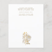 Einladung zur Hochzeit Bella (Rückseite)