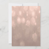 Einladung zur Hochzeit | Blush Bokeh (Rückseite)