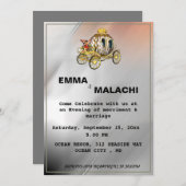 Einladung zur Hochzeit Bridal Auto (Vorne/Hinten)