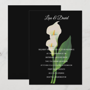 Einladung zur Hochzeit - Cala Lily