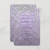 Einladung zur Hochzeit | Crystal Palace Lavender (Vorne/Hinten)