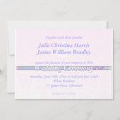 Einladung zur Hochzeit Damasseide (Vorderseite)