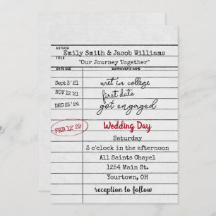 Einladung zur Hochzeit der Bibliothek