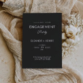 Einladung zur Hochzeit der Black Engagement Party