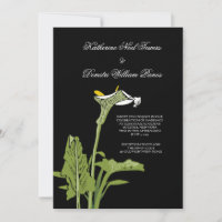 Einladung zur Hochzeit der Calla Lily