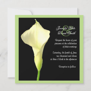 Einladung zur Hochzeit der Calla Lily