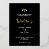 Einladung zur Hochzeit der Golden Bee (Vorderseite)