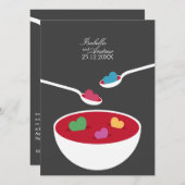 Einladung zur Hochzeit der Liebe (Vorne/Hinten)