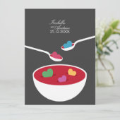 Einladung zur Hochzeit der Liebe (Stehend Vorderseite)