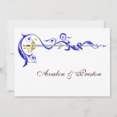 Einladung zur Hochzeit der regulären Navy (Vorderseite)