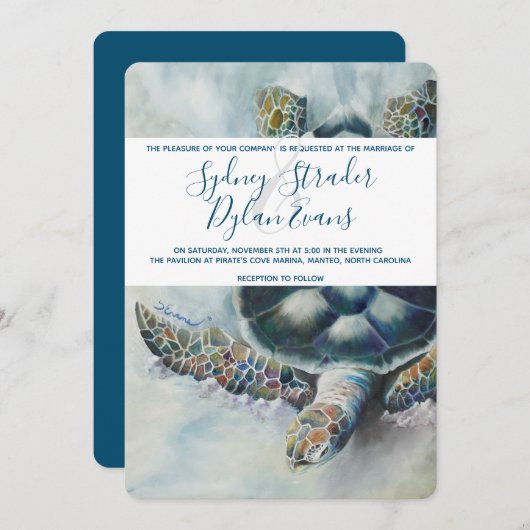 Einladung zur Hochzeit der Tropenkröte (Vorne/Hinten)