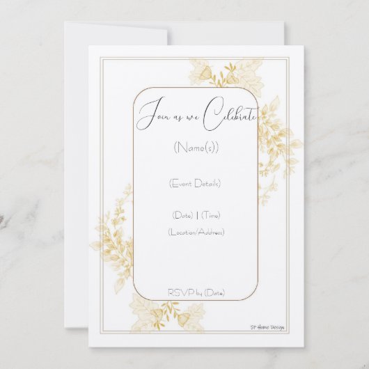 Einladung zur Hochzeit der Verlobung (Vorderseite)