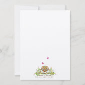 Einladung zur Hochzeit der verzauberten Liebe (Rückseite)