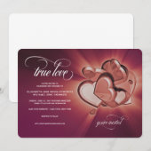 Einladung zur Hochzeit der wahren Liebe (Version 2 (Vorne/Hinten)