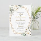 Einladung zur Hochzeit der Weißen Blume (Stehend Vorderseite)