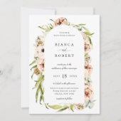 Einladung zur Hochzeit des Botanischen Waldes (Vorderseite)