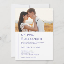 Einladung zur Hochzeit des Fotos mit schick-schick