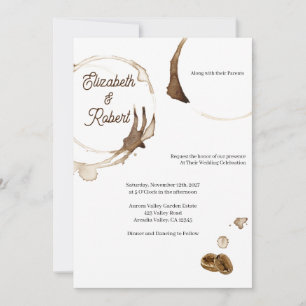 Einladung zur Hochzeit des Kaffees