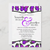 Einladung zur Hochzeit des lila Monarchen (Vorderseite)