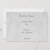 Einladung zur Hochzeit des Silberherzes (Rückseite)