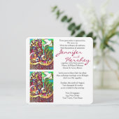 Einladung zur Hochzeit - Dove of Peace City of Isr (Stehend Vorderseite)