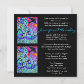 Einladung zur Hochzeit - Dove of Peace Ebony (Plat (Vorderseite)