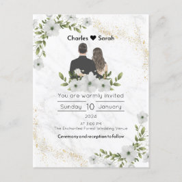 Einladung zur Hochzeit: Eine Blumenmesse