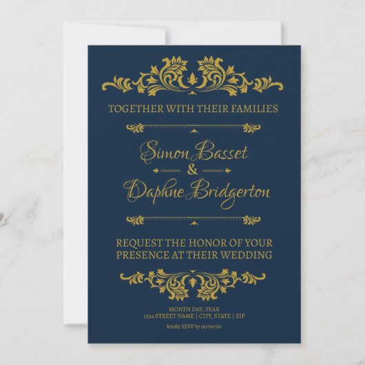 Einladung zur Hochzeit: Eine Gilded-Affäre (Vorderseite)
