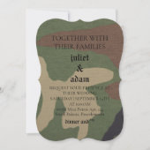 Einladung zur Hochzeit einer Militärarmee (Vorderseite)