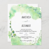 Einladung zur Hochzeit. Einladung (Vorne/Hinten)