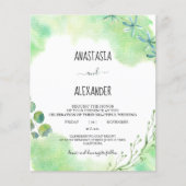 Einladung zur Hochzeit. Einladung (Vorderseite)