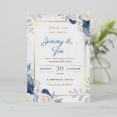 Einladung zur Hochzeit, Einladung zur Blumenhochze (Stehend vorne)