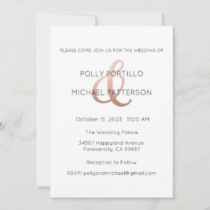 Einladung zur Hochzeit, Einladung zur klassischen