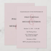 Einladung zur Hochzeit, Einladung zur klassischen  (Vorne/Hinten)