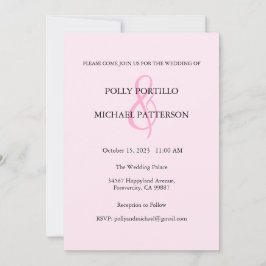 Einladung zur Hochzeit, Einladung zur klassischen 