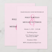 Einladung zur Hochzeit, Einladung zur klassischen (Vorne/Hinten)