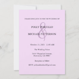 Einladung zur Hochzeit, Einladung zur klassischen 