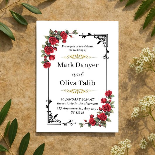 Einladung zur Hochzeit | Elegantes und individuell