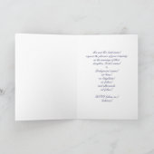 Einladung zur Hochzeit (formell) (Innenseite)