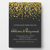 Einladung zur Hochzeit Fotoplatte (Vorderseite)