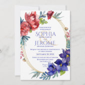 Einladung zur Hochzeit | Frohes Wasser (Vorderseite)